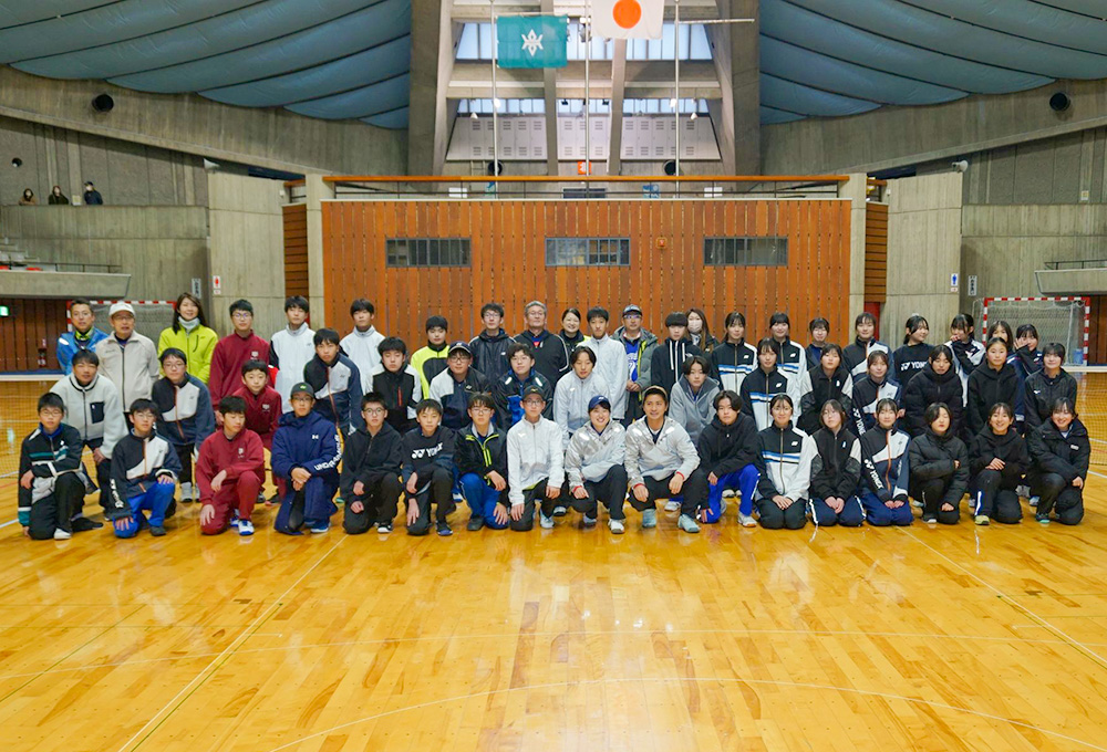 令和7年度盛岡市中学生選抜講習会 集合写真
